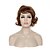 cheap Synthetic Trendy Wigs-Synthetic Hair Wigs Wavy Curly Capless Cosplay Wig Brown Daily