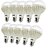 levne LED žárovky kulaté-YouOKLight 10pcs 5 W LED kulaté žárovky 450 lm E26 / E27 9 LED korálky SMD 5630 Ozdobné Teplá bílá 220-240 V / 10 ks / RoHs