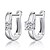 preiswerte Ohrringe-Damen Kreolen Geburtssteine Sterling Silber Silber Ohrringe Schmuck Silber Für Hochzeit Party Alltag Normal