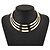 cheap Collar Necklaces-Women&#039;s Pearl Choker Necklace Statement Necklace Layered Bib Ladies Fashion European Multi Layer Alloy Gold Silver Necklace Jewelry For Party Special Occasion Birthday Gift