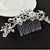 cheap Hair Jewelry-Women&#039;s Hair Combs For Wedding Party Crystal Imitation Pearl Imitation Diamond Silver