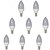 abordables Ampoules électriques-Ampoules Bougies LED 560 lm E14 C35 15 Perles LED SMD 2835 Blanc Chaud 85-265 V / RoHs