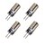 billige Bi-pin lamper med LED-4stk 2 W LED-kornpærer 150-200 lm G4 T 48 LED perler SMD 3014 Dekorativ Varm hvit Kjølig hvit 12 V / 4 stk. / RoHs