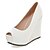 cheap Women&#039;s Heels-Women&#039;s Wedding Casual Dress Wedge Heel Customized Materials White Pink