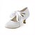 cheap Wedding Shoes-Women&#039;s Wedding Shoes Lace Up Sandals Strappy Sandals Wedding Dress Party &amp; Evening Wedding Heels Bridal Shoes Bridesmaid Shoes Summer Ribbon Tie Lace Chunky Heel Elastic Fabric White Ivory Purple