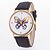 cheap Fashion Watches-Women&#039;s Wrist Watch Quartz Leather Black / White / Blue Hot Sale Analog Butterfly Fashion - White Black Yellow One Year Battery Life / Tianqiu 377