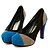 Недорогие Женская обувь на каблуках-Жен. Для вечеринки / ужина На шпильке Флис Красный Синий