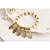 זול צמיד אופנתי-צמידים צמידי Strand קריסטל עין הרע יומי / קזו&#039;אל תכשיטים מתנות כריות מיטה,1pc