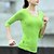 baratos Novo em-Mulheres Modal Camiseta de Corrida Inverno Gola Redonda Ioga Fitness Treino de Ginástica Respirável Anti-Estático Compressão Roupa de esporte Camiseta Blusas Manga Longa Roupas Esportivas Com Stretch