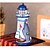 olcso Szobrok-1db kézzel készített mediterrán stílusú világítótorony kovácsoltvas ünnepi gyertyatartó gyertyatartó home deco