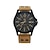 voordelige Quartz horloges-Quartz horloges voor Voor heren Heren Analoog Kwarts Casual Klassiek Kalender Dag datum Legering Leer / Een jaar