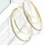 cheap Earrings-Women&#039;s Drop Earrings Hollow Out Double Machete stardust Ladies Earrings Jewelry Silver / Golden For Wedding Party Daily Casual