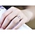 billiga Moderingar-Sterling Silver Ring CZ Silver Plated Ring Adjustable Fashion Jewelry for Women Wedding Party Engagement Ring