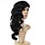 halpa Synteettiset trendikkäät peruukit-Synthetic Wig Curly Style Capless Wig Black Synthetic Hair Women&#039;s Black Wig