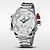 cheap Sport Watches-WEIDE Men&#039;s Wrist Watch Digital Watch Quartz Digital Black / Silver 30 m Water Resistant / Water Proof Alarm Calendar / date / day Analog-Digital Charm - Silver / Black White / Sliver / Chronograph