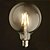 baratos Incandescente-Lâmpada Redonda LED E26 / E27 Contas LED LED Integrado Decorativa Branco Quente Amarelo / 1 pç / CE