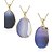 cheap Necklaces-Women&#039;s Crystal Moonstone Pendant Necklace Agate Copper Gold Plated Blue Necklace Jewelry 1pc For Party Daily