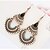 cheap Earrings-The Trend Of Retro National Wind Bohemian Rhinestones  Multilayer Drop Earrings