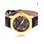 tanie Zegarki klasyczne wizytowe-Męskie Zegarek na nadgarstek Kwarc Skóra Czarny / Brązowy Na codzień Analog Wisiorek - 1# 2# 3# Rok Żywotność akumulatora / Tianqiu 377