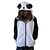billiga Kigurumi-Kigurumi Kigurumi-pyjamas Panda Djurmönstrad Onesie-pyjamas Polär Ull Cosplay För Unisex Pyjamas med djur Tecknad serie Festival / högtid Kostymer