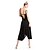 cheap Latin Dancewear-Latin Dance Dress Ruffles Split Front Women&#039;s Sleeveless Elastic Silk-like Satin Spandex Polyester / Clubwear