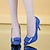 cheap Women&#039;s Heels-Women&#039;s / Girls&#039; Leatherette Spring / Summer / Fall Chunky Heel Black / Red / Blue / Dress / 3-4