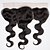 olcso Copfkészlet-3 csomópont bezárásával Brazil haj Hullámos haj Szűz haj Hair Vetülék, zárral 8-26 hüvelyk Emberi haj sző Puha 4a Human Hair Extensions / 4x13 lezárása