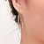 Χαμηλού Κόστους Σκουλαρίκια-Κουμπωτά Σκουλαρίκια For Γυναικεία Πάρτι Causal Καθημερινά Χαλκός Χρυσαφί Μαύρο και Άσπρο Ασημί