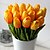 זול פרח מלאכותי-פו פרחים לחתונה זר פרח שולחן 8 יחידות 35 ס&quot;מ