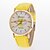 cheap Fashion Watches-Women&#039;s Fashion Watch Quartz Leather Black / White / Blue Analog White Black Yellow One Year Battery Life / Tianqiu 377