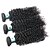 billige Naturligt farvede weaves-Brasiliansk hår Krøllet væv Krøllet Menneskehår Vævninger 3 Dele 0.3