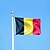 preiswerte Ballons-Belgien Flagge Fahne 90 * 150cm Nationalflagge Belgien Hauptdekoration Belgien-Flag (ohne Fahnenstange) hängen