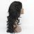 cheap Synthetic Trendy Wigs-Synthetic Wig Wavy Synthetic Hair Wig Capless Dark Black