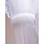 baratos Véus de Noiva-Uma Camada Borda com aplicação de Renda Véus de Noiva Véu Cotovelo Com Bordado 35,43 cm (90cm) Tule