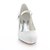 cheap Wedding Shoes-Women&#039;s Stiletto Heel Wedding Dress Party &amp; Evening Crystal Stretch Satin Summer Ivory