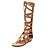 cheap Women&#039;s Sandals-Women&#039;s Summer Wedges / Open Toe Denim Outdoor / Casual Wedge Heel Black / Gold
