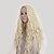 Χαμηλού Κόστους Συνθετικές Trendy Περούκες-Συνθετικές Περούκες Κυματιστό Κυματιστό Περούκα Ξανθό Μακρύ Ξανθό Συνθετικά μαλλιά Γυναικεία Ξανθό