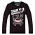 cheap Anime Costumes-Inspired by Tokyo Ghoul Ken Kaneki Anime Cosplay Costumes Cosplay Tops/Bottoms Print Long Sleeve Top For Male