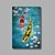 voordelige Schilderijen van dieren-Handgeschilderde Abstract / Dieren / Bloemenmotief/BotanischModern Eén paneel Canvas Hang-geschilderd olieverfschilderij For Huisdecoratie