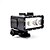 זול אביזרים לגו פרו-נקודת האור LED עמיד במים LED ל מצלמת פעולה כל Gopro 5 שיאו-יי Gopro 4 Gopro 3 Gopro 3+ SJ4000 צלילה צייד ודייג פלסטי