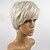 cheap Synthetic Trendy Wigs-Synthetic Wig Straight Style Capless Wig White Synthetic Hair Women&#039;s White Wig Halloween Wig