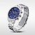 ieftine Ceasuri Elegante-WEIDE Bărbați Ceas de Mână Aviation Watch Quartz Oțel inoxidabil Argint 30 m Rezistent la Apă Calendar Analog Charm Clasic - Alb Negru Albastru Doi ani Durată de Viaţă Baterie / Maxell626 + 2032