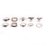cheap Rings-Band Ring Stacking Stackable Golden Silver Synthetic Gemstones Alloy Cross Moon Flower Ladies Unusual Unique Design 10pcs One Size / Women&#039;s / Statement Ring / Knuckle Ring / Rings Set