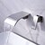 abordables Robinetteries de lavabo-cascade lavabo robinet répandue design contemporain robinet (finition nickel)