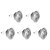 abordables Ampoules électriques-5pcs 6 W Spot LED 250-300 lm GU10 1 Perles LED COB Intensité Réglable Blanc Chaud Blanc Froid Blanc Naturel 220-240 V / 5 pièces / RoHs