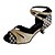 cheap Latin Shoes-Women&#039;s Dance Shoes Latin Shoes Ballroom Shoes Heel Customized Heel Customizable Pink / Gold / Black / Sparkling Glitter