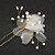 cheap Headpieces-Women&#039;s / Flower Girl&#039;s Tulle / Alloy / Imitation Pearl Headpiece-Wedding / Special Occasion Hair Pin 2 Pieces