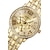 Недорогие Модные часы-Жен. Модные часы Имитационная Четырехугольник Часы Кварцевый Имитация Алмазный Нержавеющая сталь Группа Серебристый металл Золотистый