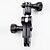 abordables Accessoires pour GoPro-Fixation Ajustable Pratique Pour Caméra d&#039;action Tous Gopro 5 Xiaomi Camera SJCAM Ski Universel Auto Motoneige Chasse et Pêche Escalade