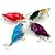 cheap Fishing Lures &amp; Flies-4pc Fishing Lures Soft Bait Flies Floating Bass Trout Pike Freshwater Fishing Lure Fishing Trolling &amp; Boat Fishing Plastic